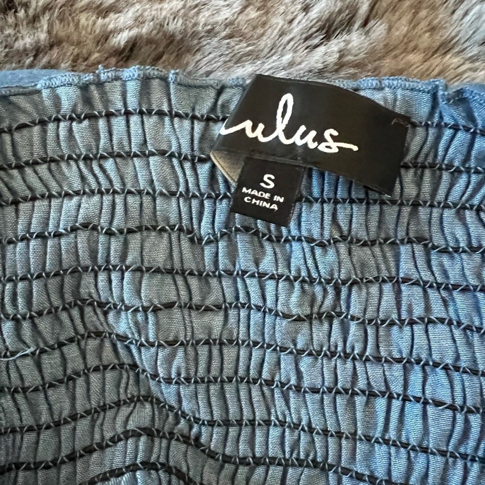 NWT Lulu’s Accompany Me Blue Chambray Two-Piece Dress - Picture 13 of 16